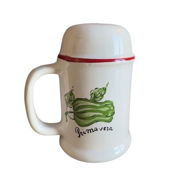 Parmesan‎ Cheese Shaker Container made in Portugal hand painted - Picture 3 of 5